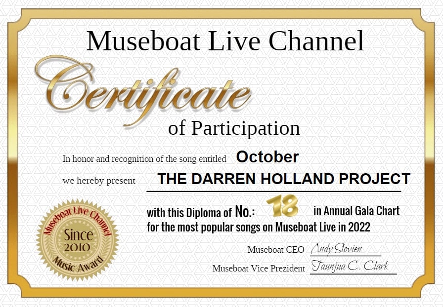 THE DARREN HOLLAND PROJECT on Museboat Live